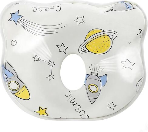 Hemsyc Unisex Baby Head & Neck Support Organic Cotton Cover Machine Washable, Cute Cartoon Bear Soft and Cozy in Kuwait