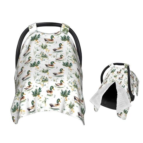 Cute Deer Animal Woodland Baby Car Seat Canopy Cover Multi Use Nursing Cover for Mom Breastfeeding Covers Infant Car Seat Covers Newborn Shower Gift in Kuwait