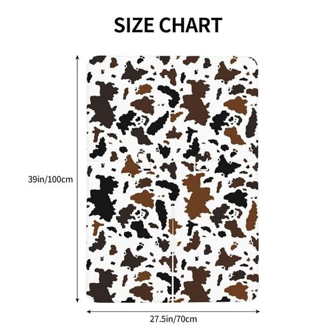 Cow Skin Baby Car Seat Canopy Cover Multi Use Nursing Cover for Newborn Car Seat Canopy Mom Nursing Breastfeeding Covers Newborn Shower Gift | Privacy protection windproof secure coverage skin-friendly Brown Black Cow Skin in Kuwait