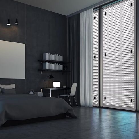 Aluminium Foil Reflective Window Film,Film,Blackout Privacy Film,Heat Control Thermal Insulation Shield(130x250cm/51''x98'') in Kuwait