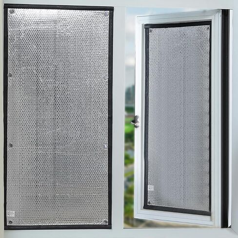 Privacy Heat Control Window Tint Film,Bedrooms Study Rooms Balcony 3mm Double Aluminium Bubble Insulation Foil(50x180cm/20''x71'') in Kuwait