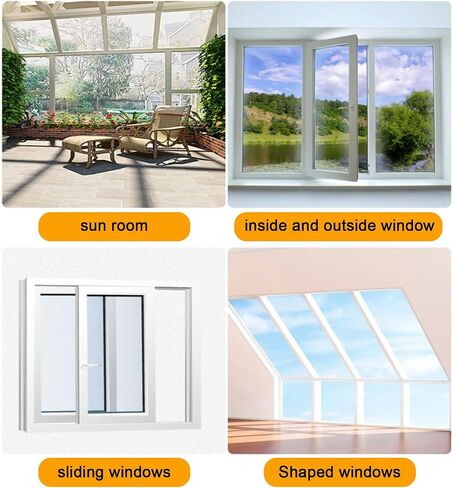 Heat Blocking Window Film Kit,Heat Control Window Tint Film,Multi-Purpose Aluminium Foil Insulation Foil(30x140cm/12''x55'') in Kuwait