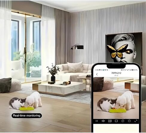 Hidden Camera, high-Definition Wireless mini Camera, pet Monitor, Nanny Camera, Home and Office Security Service, mini Indoor Security Camera with Night Vision and Motion Detection. in Kuwait