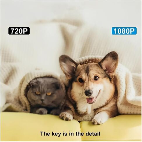 Hidden Camera, high-Definition Wireless mini Camera, pet Monitor, Nanny Camera, Home and Office Security Service, mini Indoor Security Camera with Night Vision and Motion Detection. in Kuwait