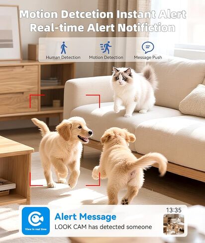1080P HD Camera Smoke Detector for Home Security with App Control, Motion Detection, 150° Indoor Camera with Night Vision & Loop Recording for Office/Garage/Shop/Pet,User-Friendly in Kuwait