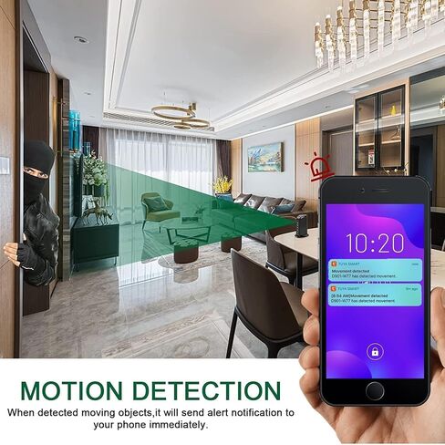 Security Camera WiFi Hidden Spy Camera with USB Charger, Hidden Camera Nanny Cam with Motion Detection Remote Viewing for Baby Pet Elderly Indoor Surveillance in Kuwait