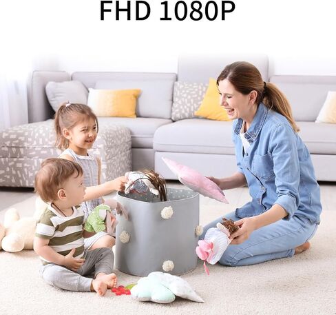 HiSpyCam Wireless Hidden Camera Clock - Full HD 1080P - WiFi Nanny Cam for Home Use - Baby Monitor - Night Vision - Local/Cloud Storage in Kuwait