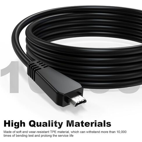 Replacement USB C to VMC-MD3 Data Charging Charger Cable Cord Compatible with Sony Cyber-Shot DSC-HX100 HX9 HX9V HX7 TX10 TX5 TX55 TX66 DSCWX7 WX9 WX10 WX30 Digital Camera, 3.3ft in Kuwait
