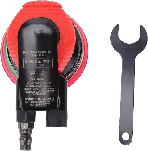 Generic Air Sander, 4 Inch Pneumatic Sander Handheld Pneumatic with Quick Change Sanding Plate for Sheet Metal Grinding Car Waxing Stone Polishing in Kuwait