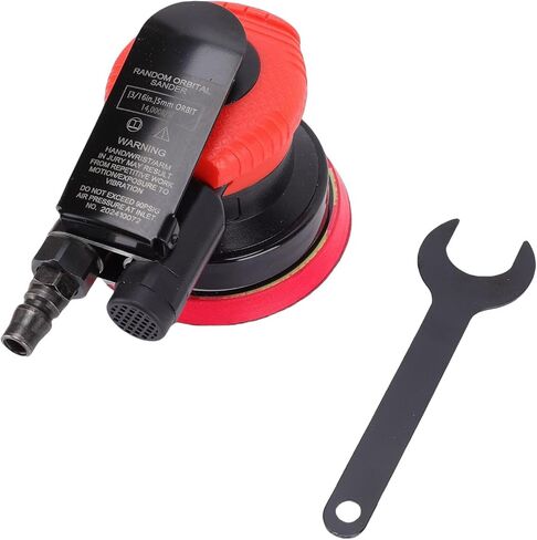 Generic Air Sander, 4 Inch Pneumatic Sander Handheld Pneumatic with Quick Change Sanding Plate for Sheet Metal Grinding Car Waxing Stone Polishing in Kuwait