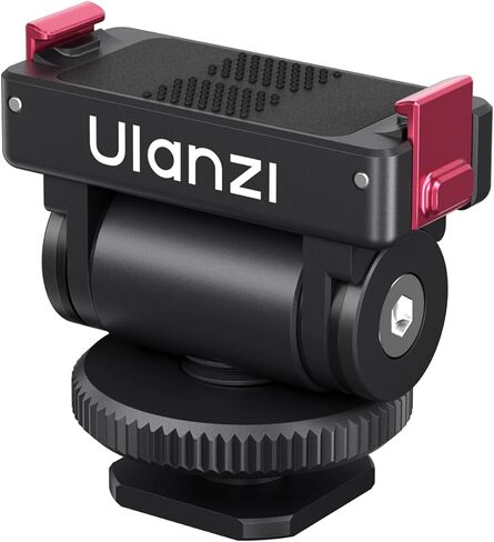 ULANZI OA27 Magnetic Cold Shoe Adapter,Adapter Mount Magnetic Quick Release | Compatible with DJI OSMO Action 6 & OSMO Nano Xtra Muse, 180° Tilt, Cold Shoe + 1/4"-20 Thread, All-Metal Mini Rig in Kuwait