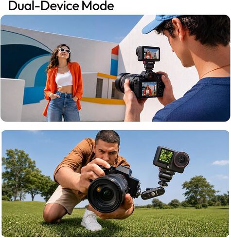 ULANZI OA27 Magnetic Cold Shoe Adapter,Adapter Mount Magnetic Quick Release | Compatible with DJI OSMO Action 6 & OSMO Nano Xtra Muse, 180° Tilt, Cold Shoe + 1/4"-20 Thread, All-Metal Mini Rig in Kuwait