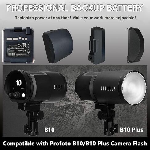 Replacement Li-ion Battery Compatible with Profoto B10/B10 Plus Camera Flash 14.4 V 3000 mAh/43 Wh in Kuwait