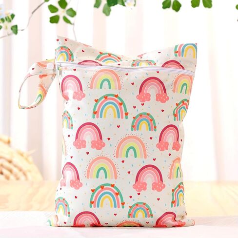 1pc Diaper Bag Wet Dry Design for Swimsuits Wet Clothing, Portable Travel Beach Pool Gym Storage Bag, in Kuwait