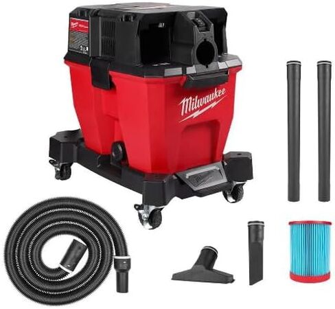 Milwaukee v M18 Fuel Vacuum 9 Gallon 36V Wet/Dry (Bare Tool) + TPT Premium cart storekid in Kuwait