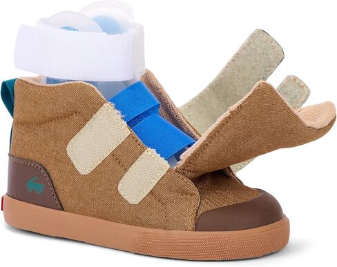 See Kai Run Dean Adapt II - Sneakers, Brown Denim, 10 in Kuwait