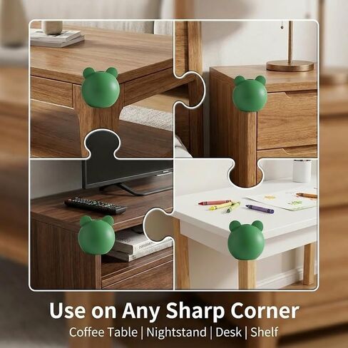 4pcs Silicone Frog Corner Protectors, Cartoon Safety Corner Guards for Baby Proofing Furniture, Soft Edge Covers for Tables & Desks in Kuwait