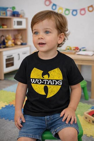 Wu-Tang Clan Toddler Shirt Distressed Logo in Kuwait
