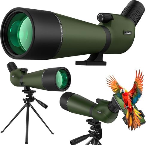 30-90x92 UHD Spotting Scope with Tripod Carrying Bag & Upgraded Phone Adapter - Super Bright BAK4 Prism Waterproof Spotting Scopes for Target Shooting, Hunting, Bird Watching in Kuwait