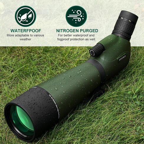 30-90x92 UHD Spotting Scope with Tripod Carrying Bag & Upgraded Phone Adapter - Super Bright BAK4 Prism Waterproof Spotting Scopes for Target Shooting, Hunting, Bird Watching in Kuwait