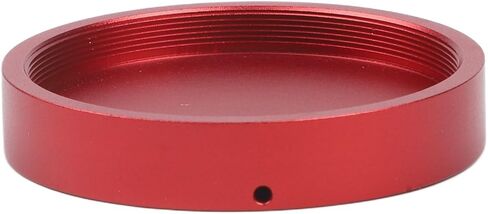 Astronomical Telescope Dust Cover M54x0.75 Thread Metal Protective Cap for Camera Lens(Red) in Kuwait