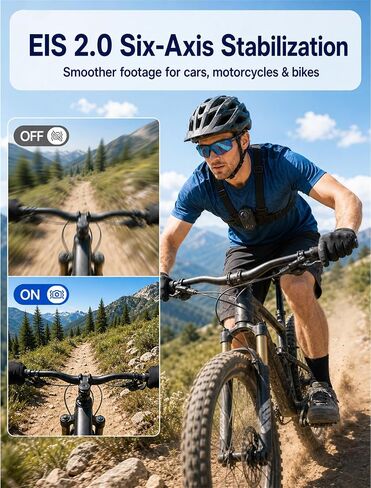 4K Waterproof Mini Action Camera, 64GB WiFi POV Video Wearable Body Camera | Magnetic pendant, clip mount, charging base, hands-free POV recording for motorcycle, hiking and sports in Kuwait