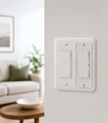 Child Proof Light Switch Cover Guard for Decora/Rocker Switches, Clear Acrylic Tamper Resistant Cover with Ejector Pin Access, Screw-On Switch Protector in Kuwait