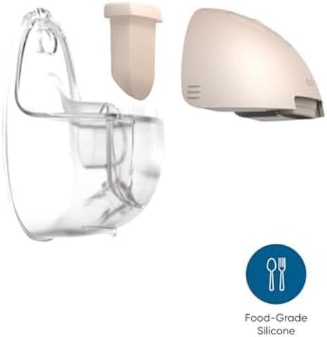 eufy Original 24mm Flange, Milk Container[2-Pack], Diaphragm [2-Pack] & Duckbill Valves[4-Pack], Spout Cap [4-Pack], Replacement Accessories for Wearable Breast Pump S1/S1 Pro in Kuwait