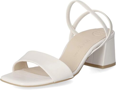 Paul Green Women's Sandals 6183-049 in White Smooth Leather in Saudi Arabia