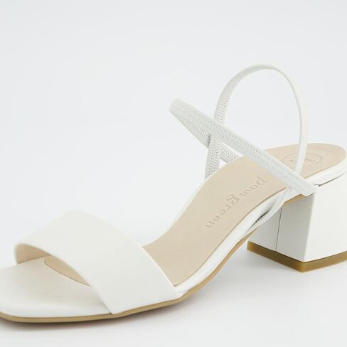 Paul Green Women's Sandals 6183-049 in White Smooth Leather in Saudi Arabia