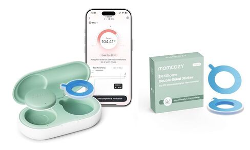 Momcozy Wearable Baby Thermometer and Replaceable Disposable Stickers*15 in Kuwait