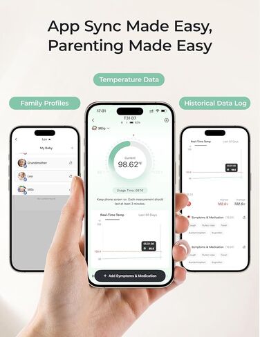 Momcozy Wearable Baby Thermometer and Replaceable Disposable Stickers*15 in Kuwait