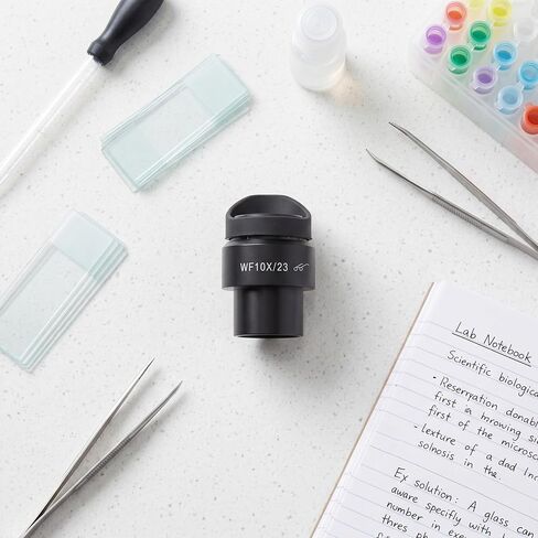 Microscope Lens WF10X/23 Widefield Ocular Lens Adjustable Quality Eyepiece with Sheath 30mm Interface in Kuwait