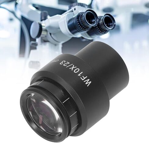 Microscope Lens WF10X/23 Widefield Ocular Lens Adjustable Quality Eyepiece with Sheath 30mm Interface in Kuwait