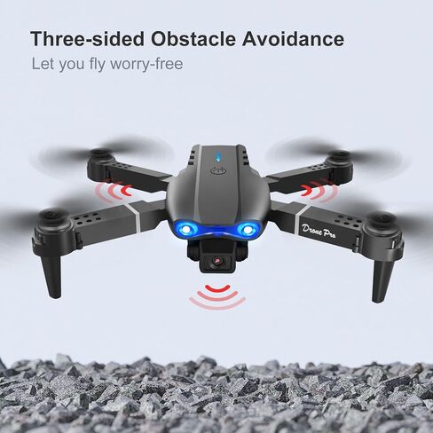 FPV Drone with 1080P Dual HD Cameras Upgraded Version RC Quadcopter for Adults, Beginner WiFi RC Drone Live Video, One Key Take Off/Land in Kuwait