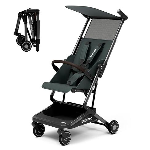 Lightweight Travel Baby Stroller with Canopy for Toddler 1-3 Years | Foldable Portable Airplane Compact Umbrella Strollers with 360°Swivel Front Wheels One-Handed Fold for Travel, Outdoor in Kuwait