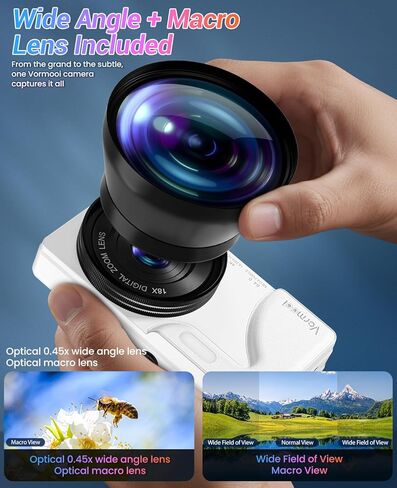 4K Digital Camera for Photography Autofocus,18X Zoom, 64MP Portable Pocket Camera for Vlogging Travel Video, Compact Point and Shoot Digital Camera for Beginners with 64GB Card in Kuwait