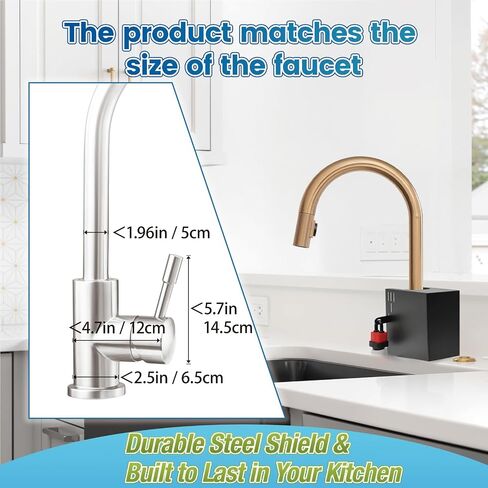 Water Spigot Lock for Autistic & Alzheimer’s Care, Kitchen Sink Safety Guard for Elderly, Childproof & Petproof, Universal Fit, Prevents Wandering & Flooding in Kuwait