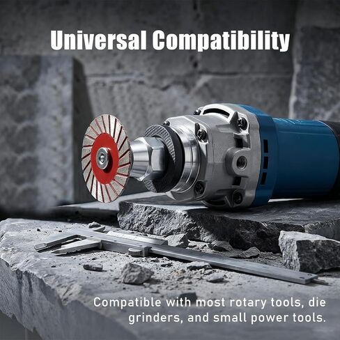 1.57" Diamond Saw Blades Set, Mini Diamond Saw Blades, Precision Stone Cutting Made Easy for Angle Grinder Stone Concrete Tile Marble Granite Masonry (5 Pack Blades + Bearings) in Kuwait