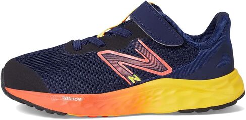 New Balance Baby Boy's Fresh Foam Arishi v4 Bungee Lace with Hook-and-Loop Top Strap (Infant/Toddler) Team Navy/Electric Red 9 Toddler XW in Kuwait