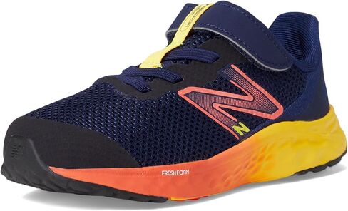 New Balance Baby Boy's Fresh Foam Arishi v4 Bungee Lace with Hook-and-Loop Top Strap (Infant/Toddler) Team Navy/Electric Red 9 Toddler XW in Kuwait