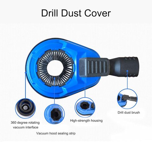 Portable Electric Hammer Protector Dust Collecting for Drill for General Purpose Sealing Strip Dust Cover for 3.5cm Electric Drill in Kuwait