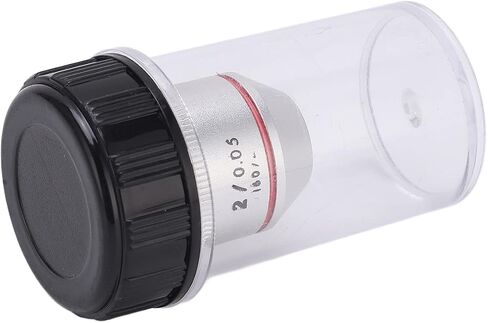 2X 195 Achromatic Objectives Low Magnification RMS Thread 20.2mm for Biological Microscope Larger Aperture the 2X Objective Lens Provides Brighter Experience 2X Optical Lens with in Kuwait