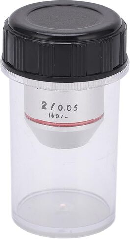 2X 195 Achromatic Objectives Low Magnification RMS Thread 20.2mm for Biological Microscope Larger Aperture the 2X Objective Lens Provides Brighter Experience 2X Optical Lens with in Kuwait