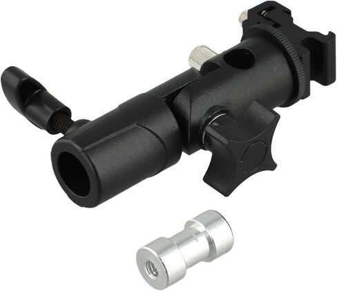 Sleek Metal Design Umbrella Stand Flash Mounting Bracket for Use in Professional Photography Settings in Kuwait