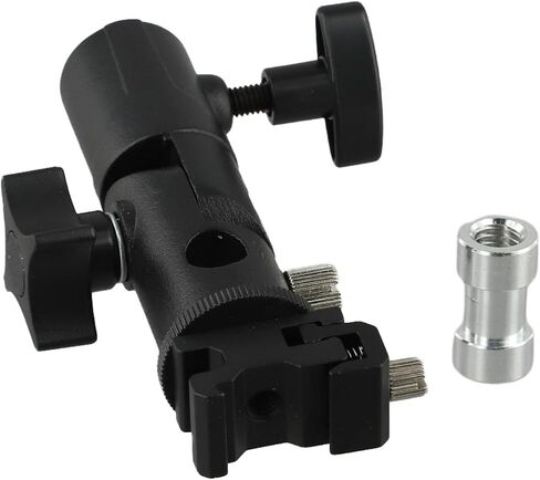 Sleek Metal Design Umbrella Stand Flash Mounting Bracket for Use in Professional Photography Settings in Kuwait