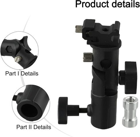 Sleek Metal Design Umbrella Stand Flash Mounting Bracket for Use in Professional Photography Settings in Kuwait