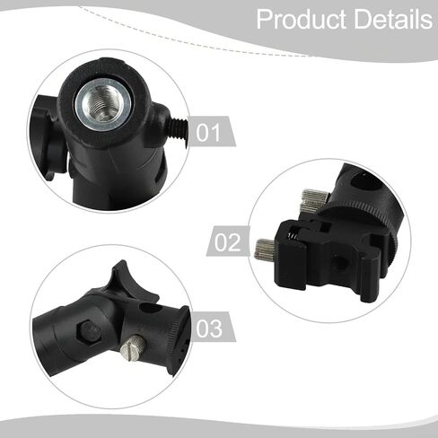 Sleek Metal Design Umbrella Stand Flash Mounting Bracket for Use in Professional Photography Settings in Kuwait