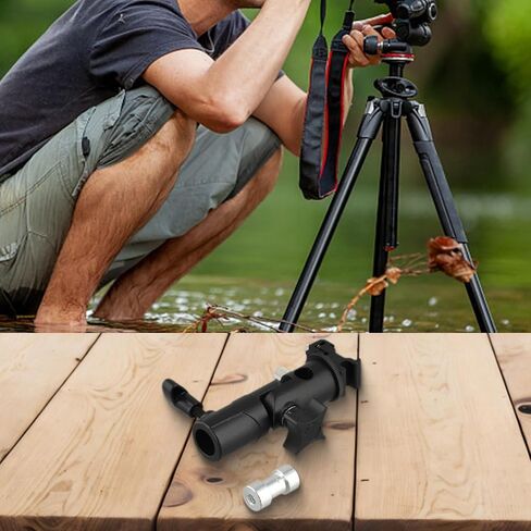 Sleek Metal Design Umbrella Stand Flash Mounting Bracket for Use in Professional Photography Settings in Kuwait