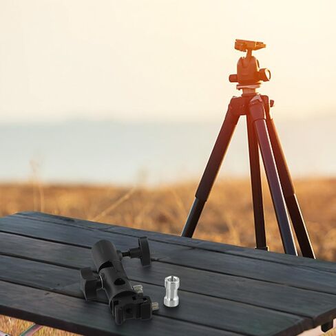 Sleek Metal Design Umbrella Stand Flash Mounting Bracket for Use in Professional Photography Settings in Kuwait